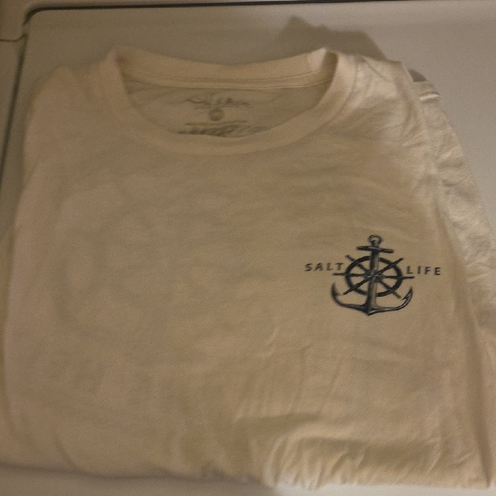 Salt Life Cream Short Sleeve Tee